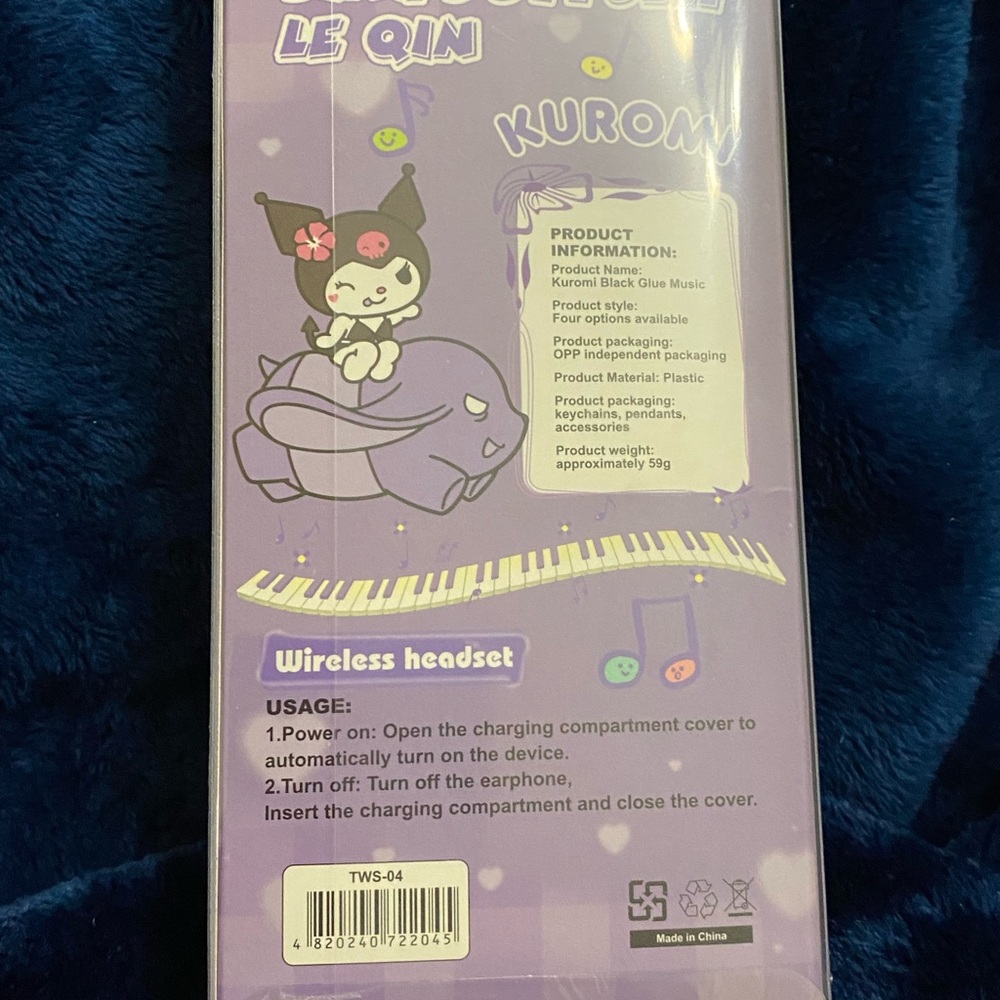 Kuromi Wireless Earbuds with Case - Picture 6 of 11